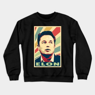 Elon Musk Hero Vintage Colors Crewneck Sweatshirt